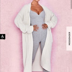 HOUSE OF CB Chenille Slouchy Cardigan